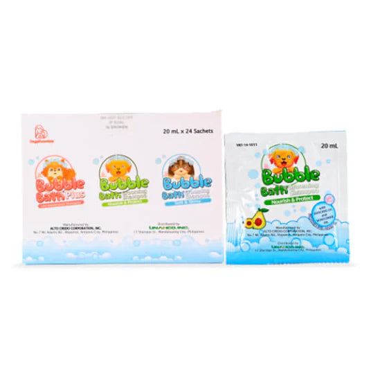 Bubble Bath Nourish and Protect Dog Shampoo 20mL x 24 sachets