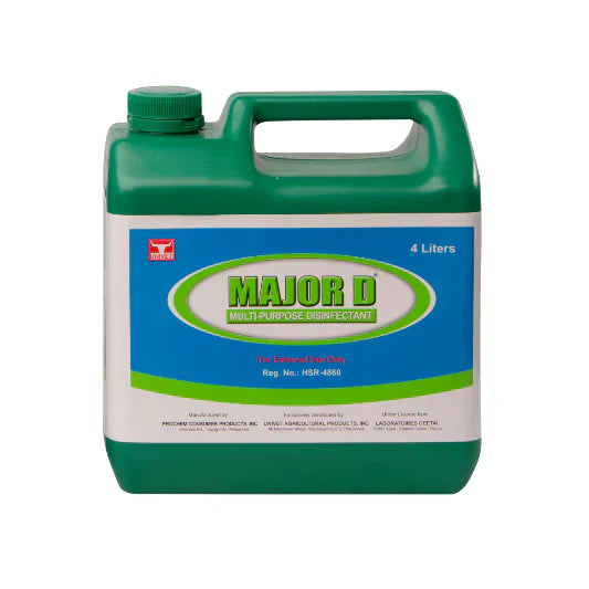 UNIVET Major D Multipurpose Liquid Disinfectant 4L